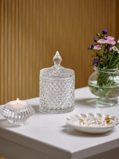 Dekorativt Glas Med Låg