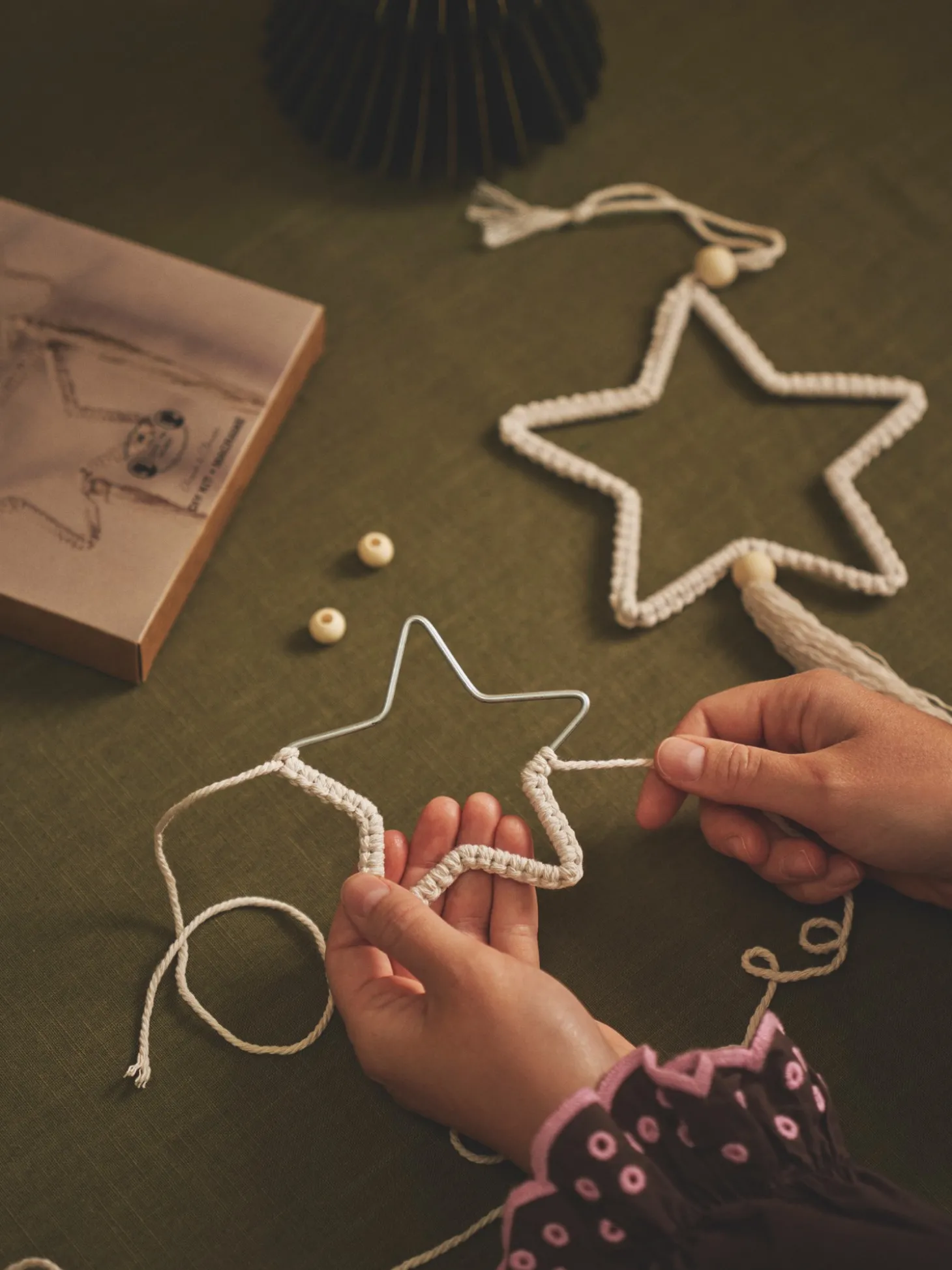 DIY Macramé-stjerner