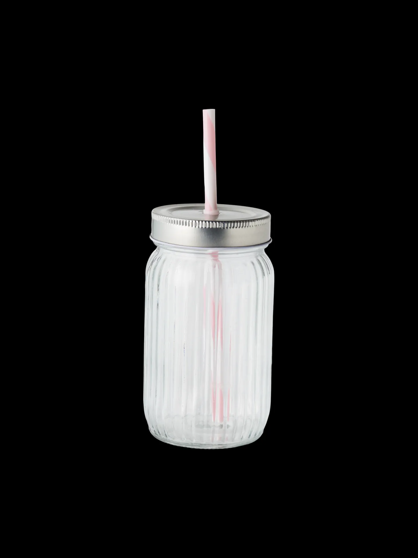 Glas Med Sugerør
