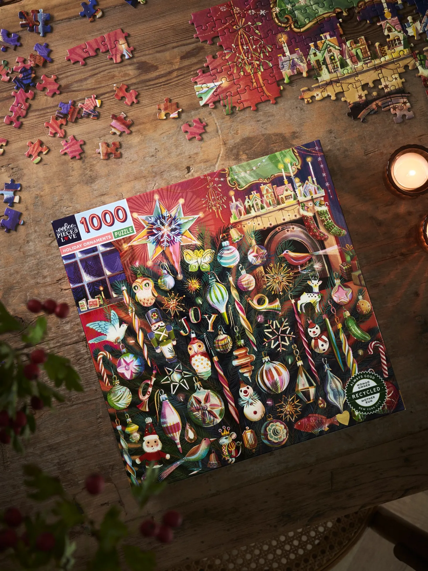 Holiday Ornaments-puslespil 1000 Brikker