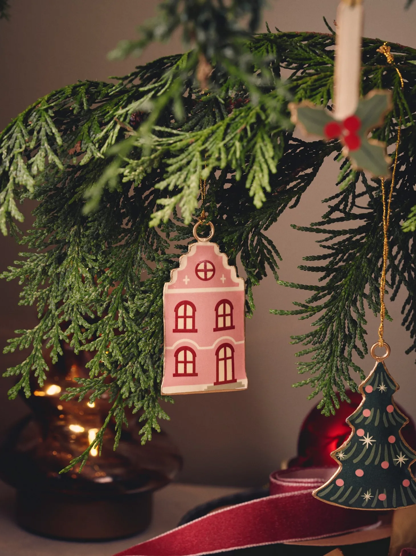 Juleophæng Med Hus