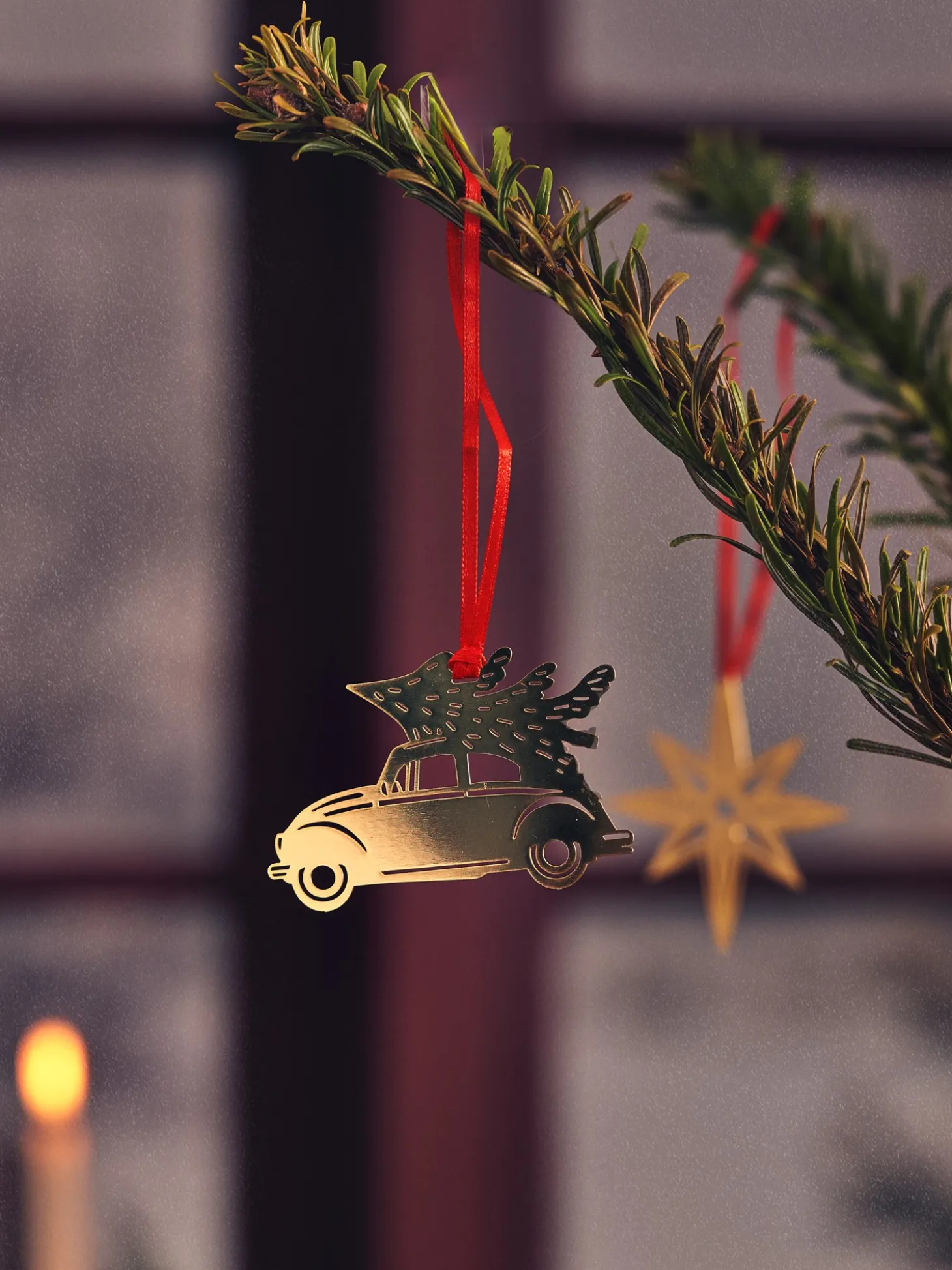 Juleophæng Med Julebil