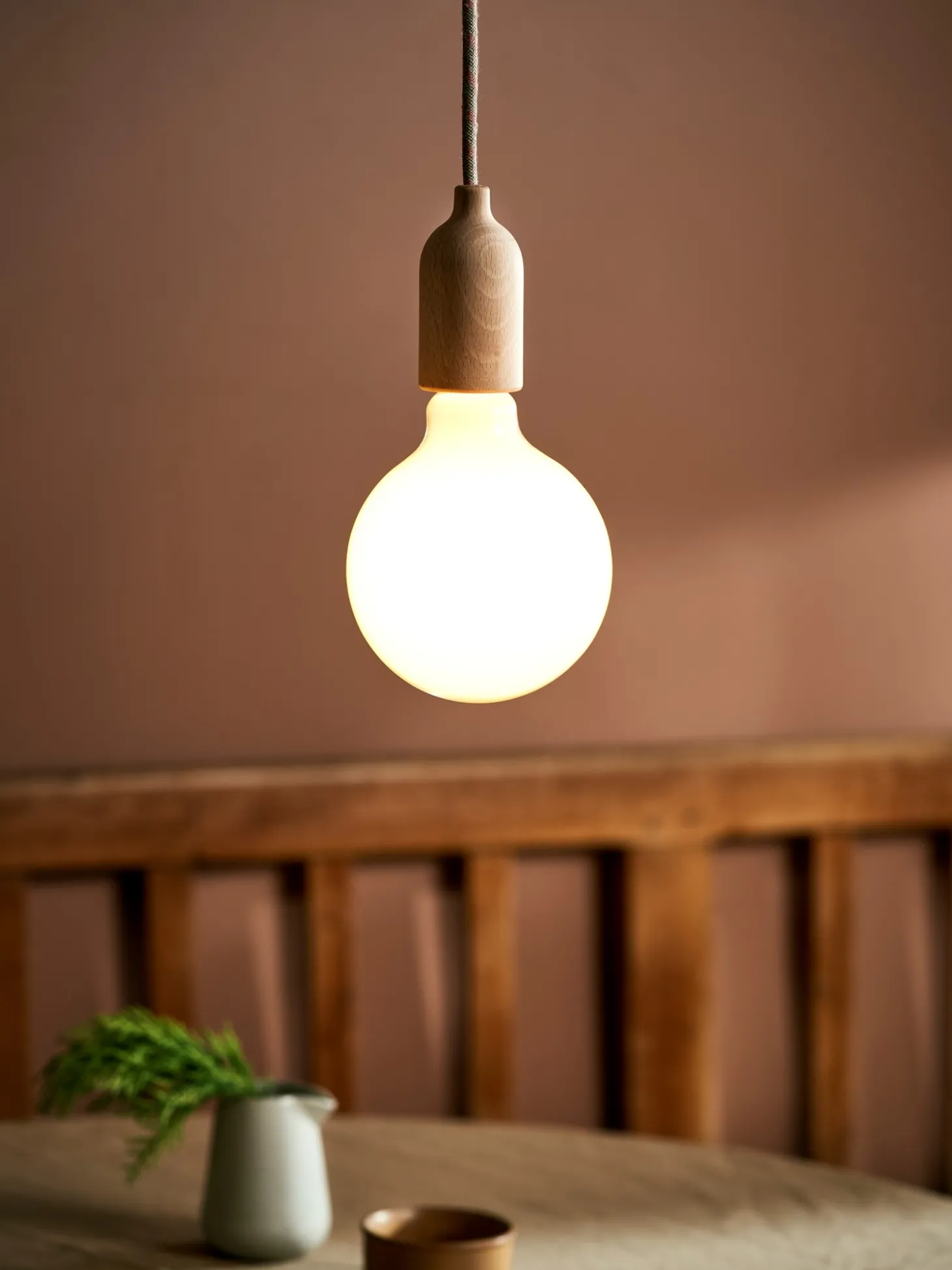 LED-pære Milky Globe