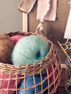 Mohairgarn Med Nylon