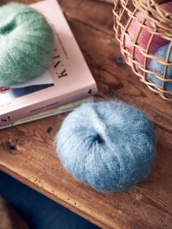 Mohairgarn Med Nylon