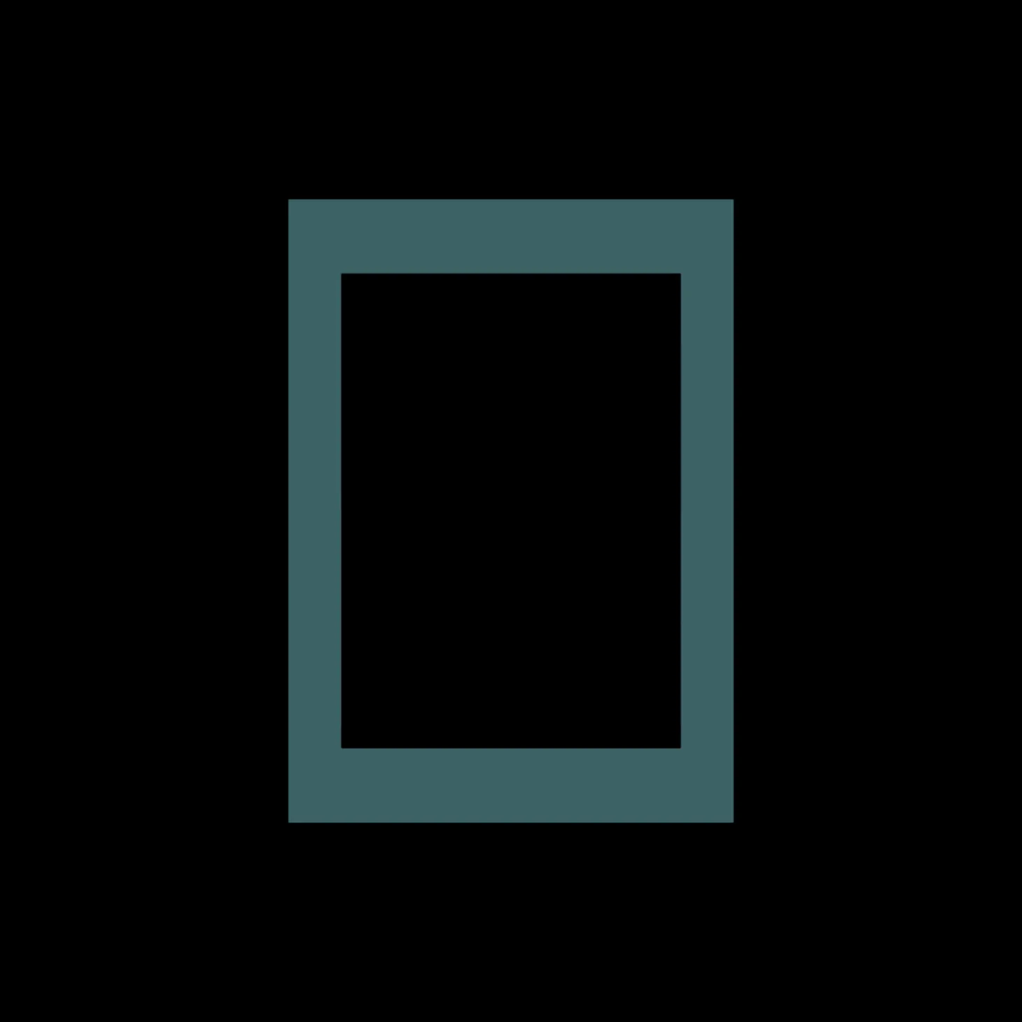 Passepartout Indian Teal - 50 X 70/40 X 50