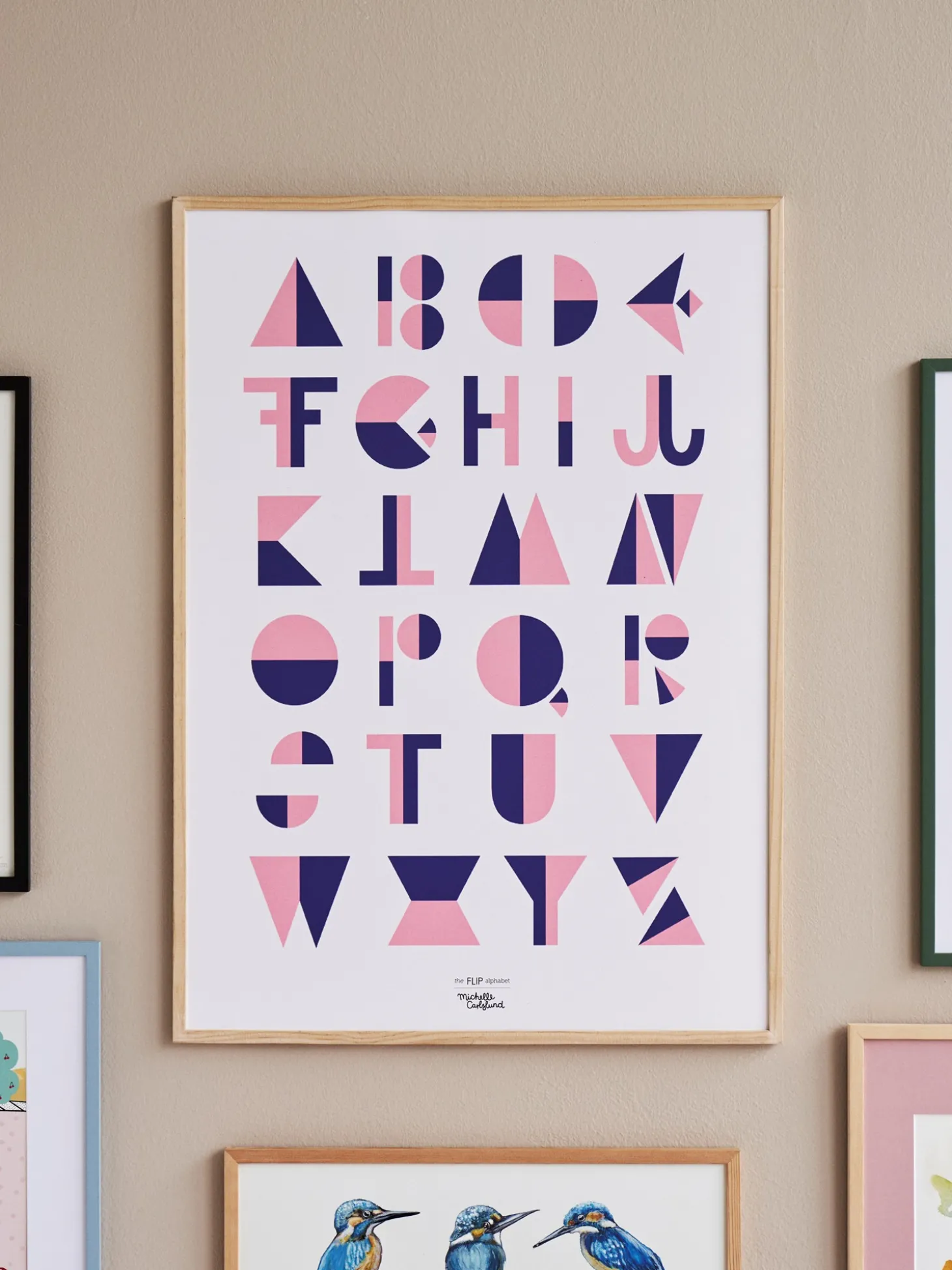 Plakat Flip Pink 50 X 70