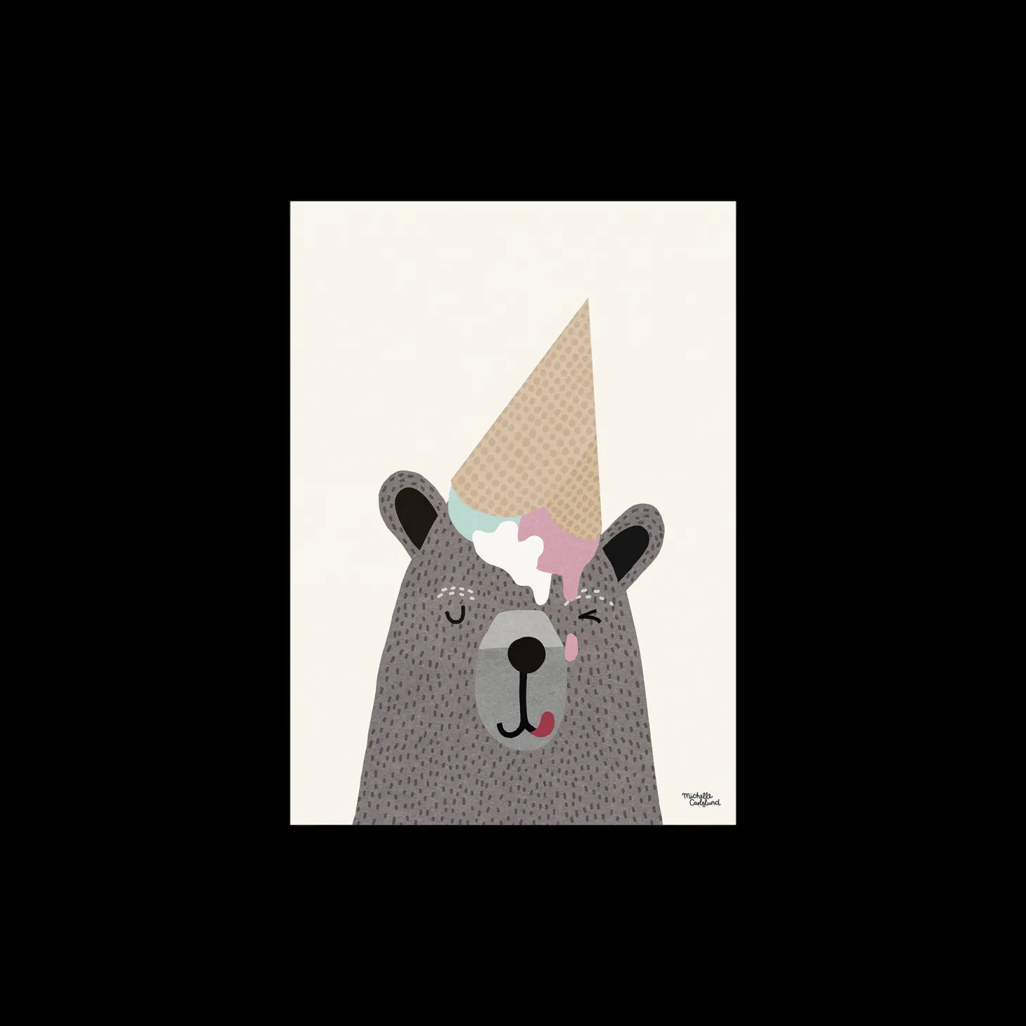 Plakat I Love Cream A3