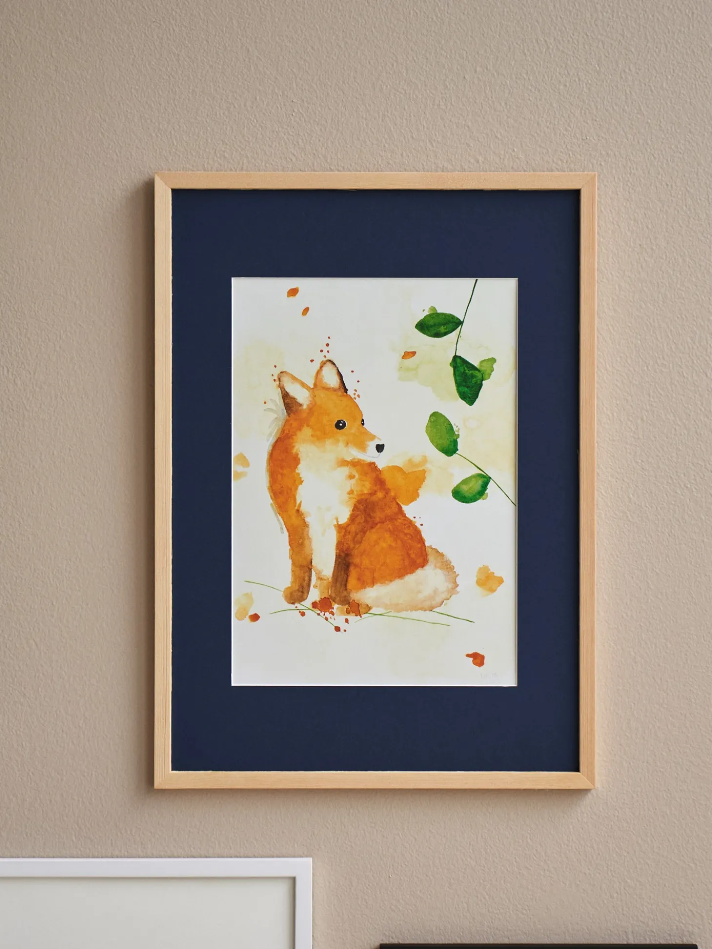Plakat Lune Ræv A4
