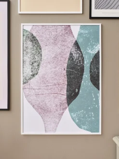 Plakat Poppy Seed - 2 Cacao/Teal 50 X 70
