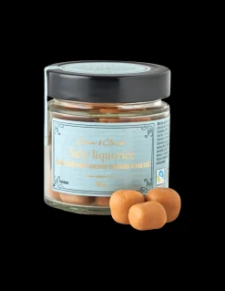 Salmiaklakrids Med Karamelchokolade Og Havsalt