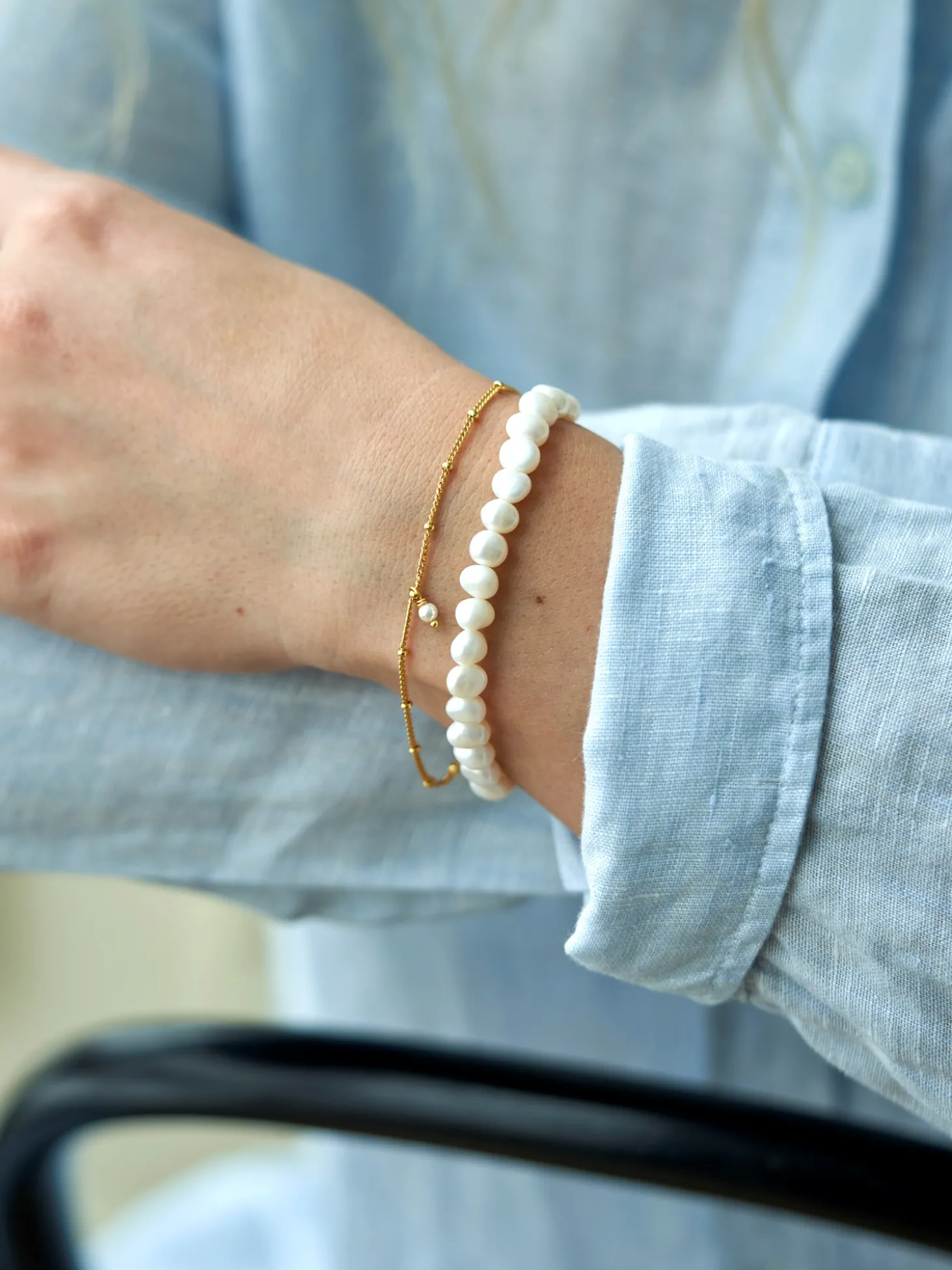 Simple Pearl-armbånd