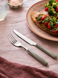 Sæt Med Knive Texture Legno