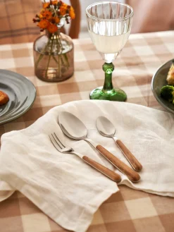 Sæt Med Teskeer Texture Legno