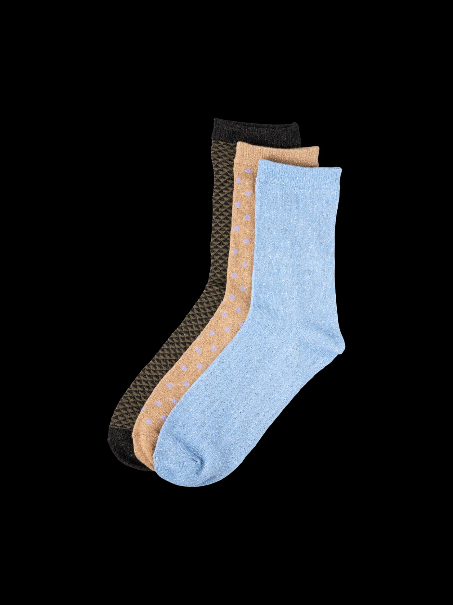 Strømper 36/38 3-pak